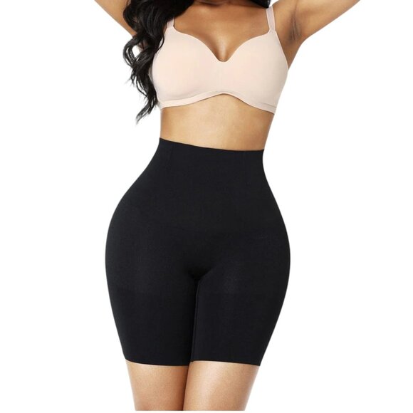 Tummy Control Thigh Slimming Seamless Body Contour High-Waisted Shapewear Shorts - Picture 2 of 9